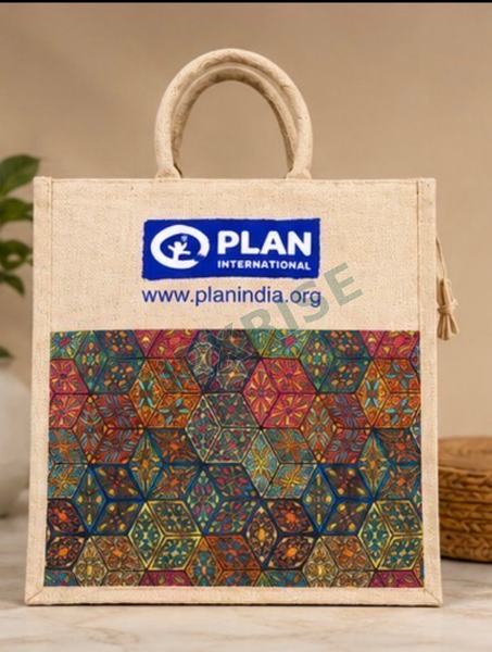 Designer Panel Jute Bag - NR-EB-JB-0010